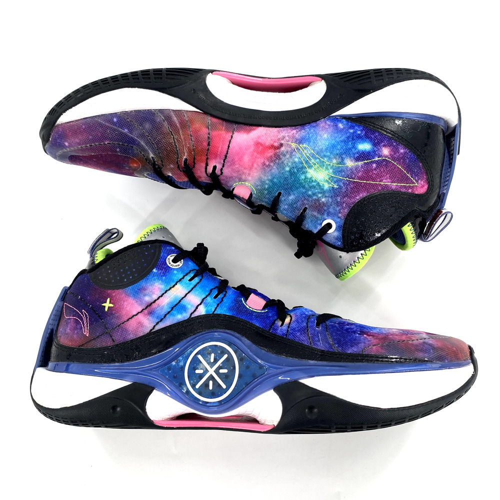 LI-NING Way of Wade Shadow 5 Galaxy Mens Basketball Shoes Sneakers Sz 12 ABPT053